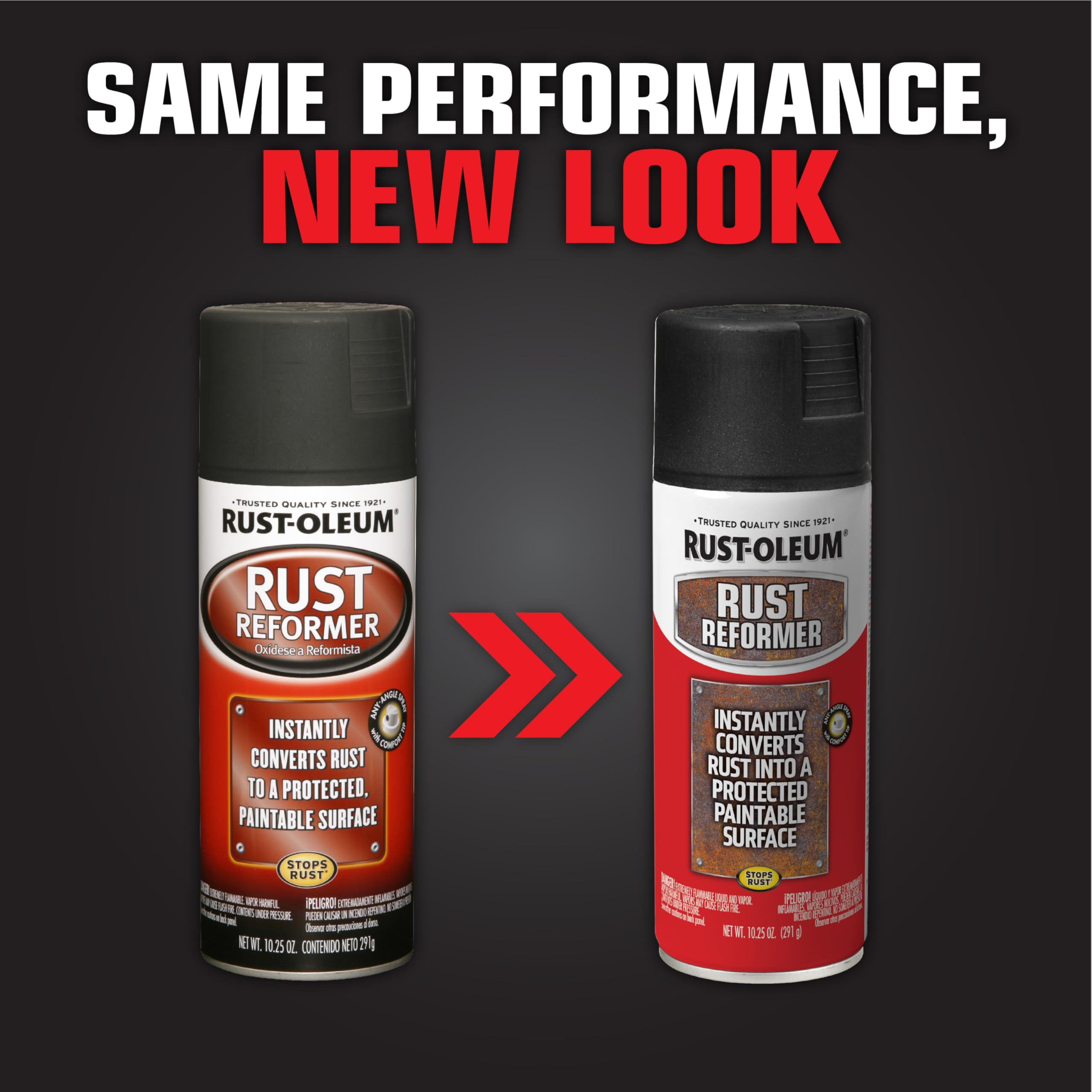 Rust-Oleum 248658 Stops Rust Reformer Spray Paint, 10.25 oz, Matte